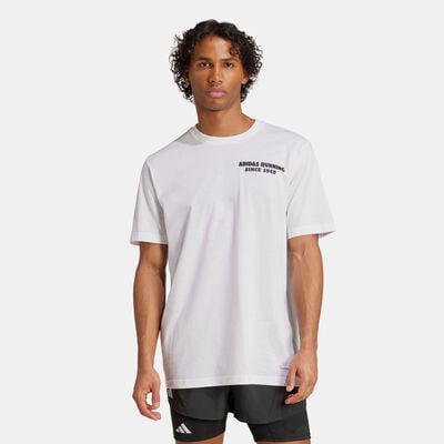 adidas Men's Tacos Later Graphic Running T-Shirt White adidas Men's Tacos Later Graphic Running T-Shirt White