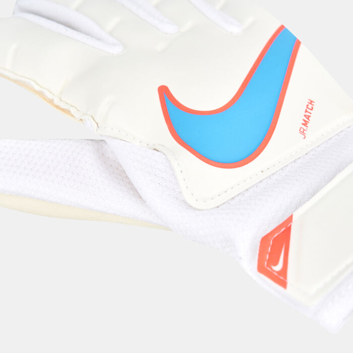 Nike Kids' Goalkeeper Match Football Gloves White image number 2
