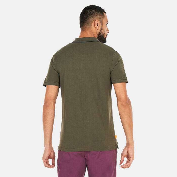 Timberland Men's Millers River Polo Shirt Green Timberland Men's Millers River Polo Shirt Green image number 1