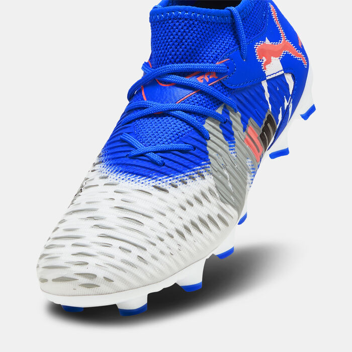 PUMA Kids' FUTURE 8 Match Forever Multi-Ground Football Shoes Blue PUMA Kids' FUTURE 8 Match Forever Multi-Ground Football Shoes Blue image number 3