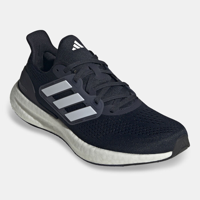 adidas Men's Pureboost 23 Running Shoes Blue adidas Men's Pureboost 23 Running Shoes Blue image number 1