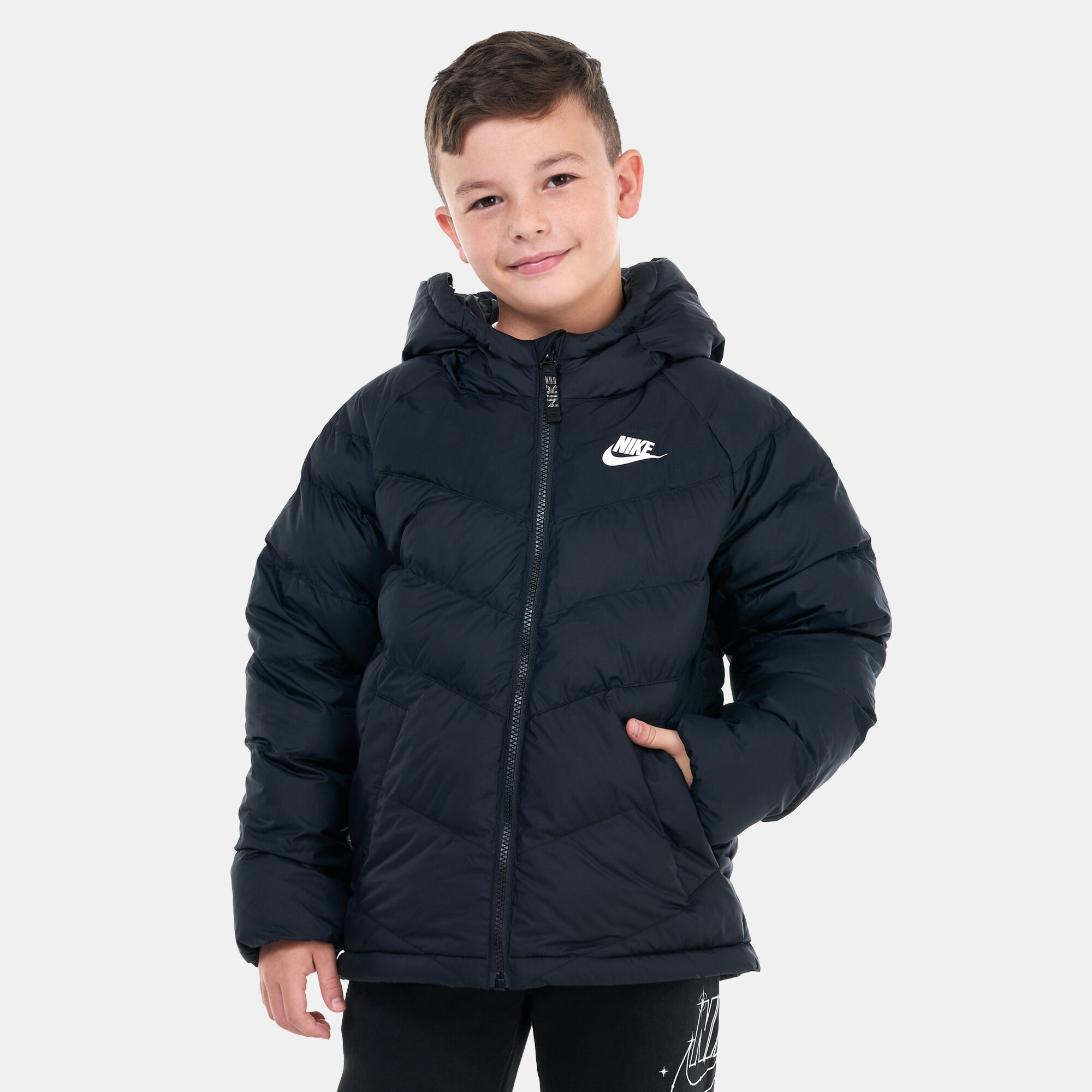Nike synthetic fill hooded jacket store