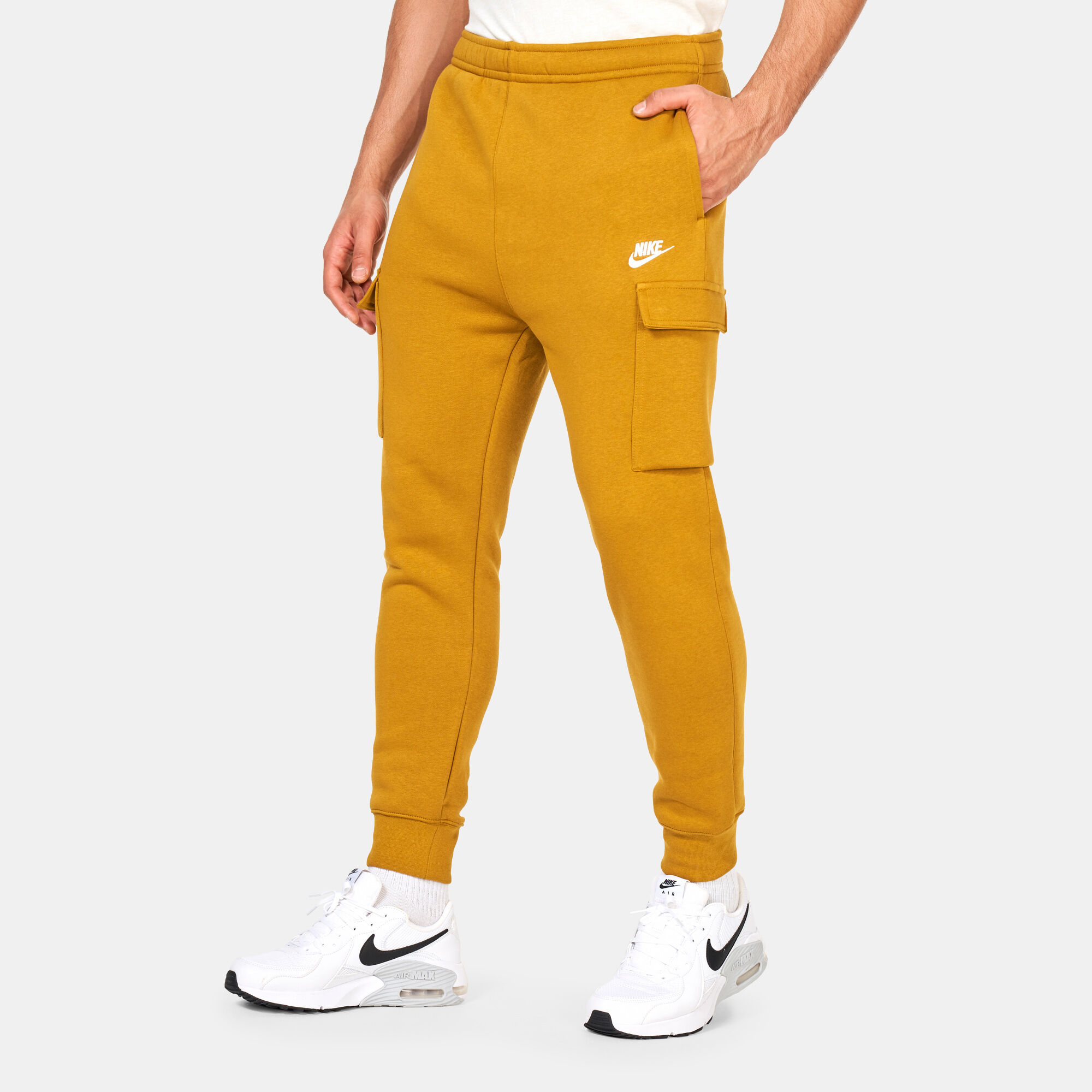 Yellow fleece pants best sale
