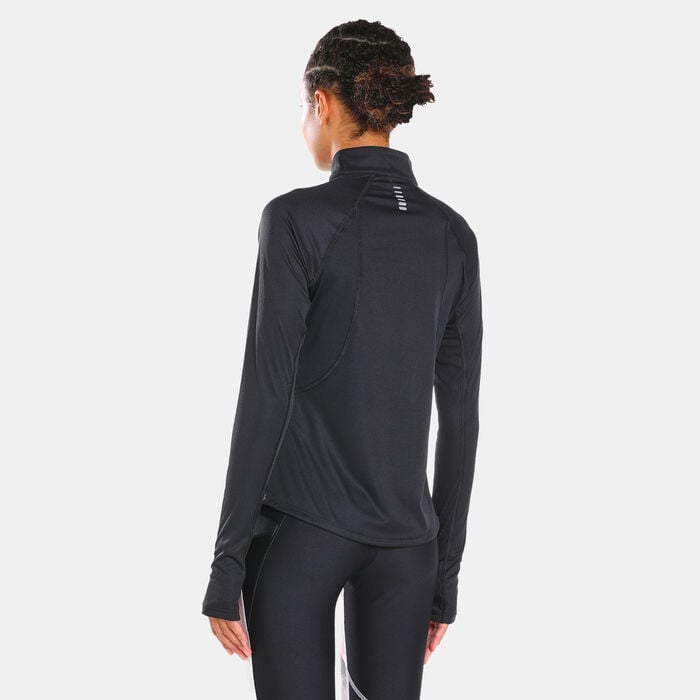 Under Armour Women's UA Speed Stride Attitude Half-Zip T-Shirt White Under Armour Women's UA Speed Stride Attitude Half-Zip T-Shirt White image number 1