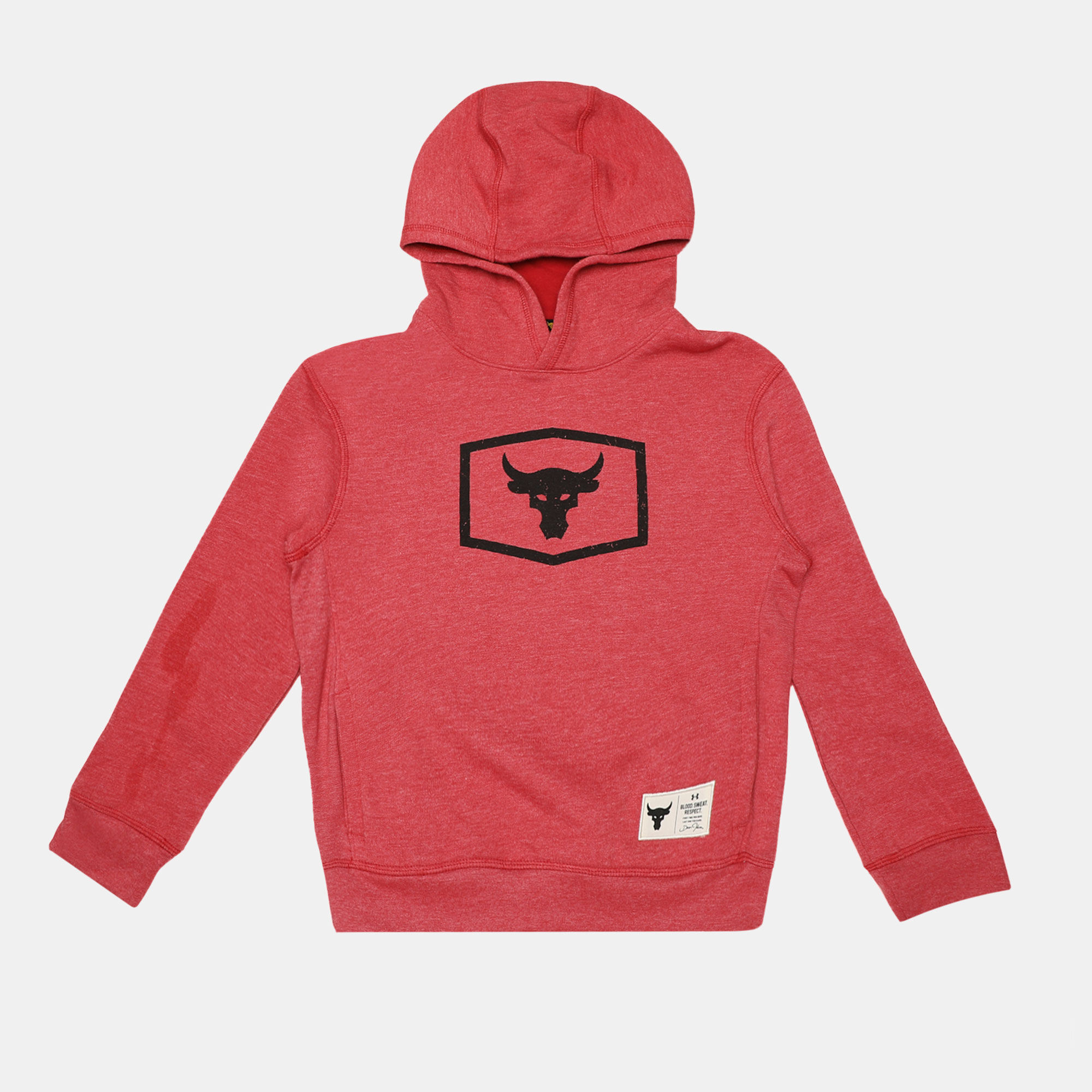Under armour hoodie red kids online