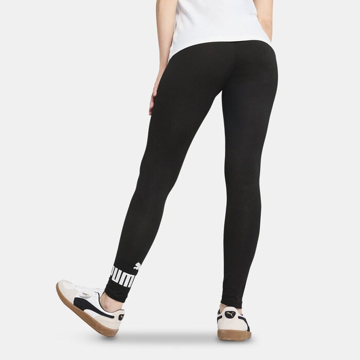 PUMA Women's Essentials No.1 Logo Leggings Black PUMA Women's Essentials No.1 Logo Leggings Black image number 1