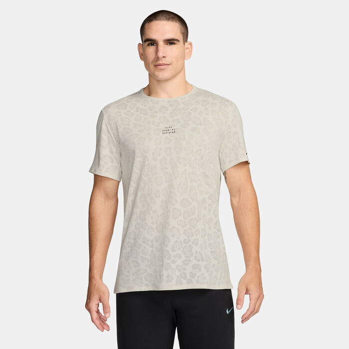 Nike Men's Dri-FIT Rise 365 Running Division Top Ivory Nike Men's Dri-FIT Rise 365 Running Division Top Ivory image number 0