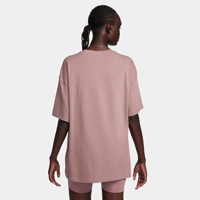 Nike Women's Sportswear Essential T-Shirt Pink Nike Women's Sportswear Essential T-Shirt Pink image number 1