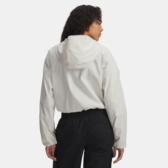 Under Armour Women's Unstoppable Woven Training Top White Under Armour Women's Unstoppable Woven Training Top White image number 1