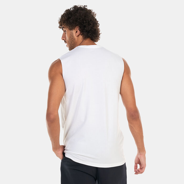 Under Armour Men's Curry Sleeveless T-Shirt White Under Armour Men's Curry Sleeveless T-Shirt White image number 1