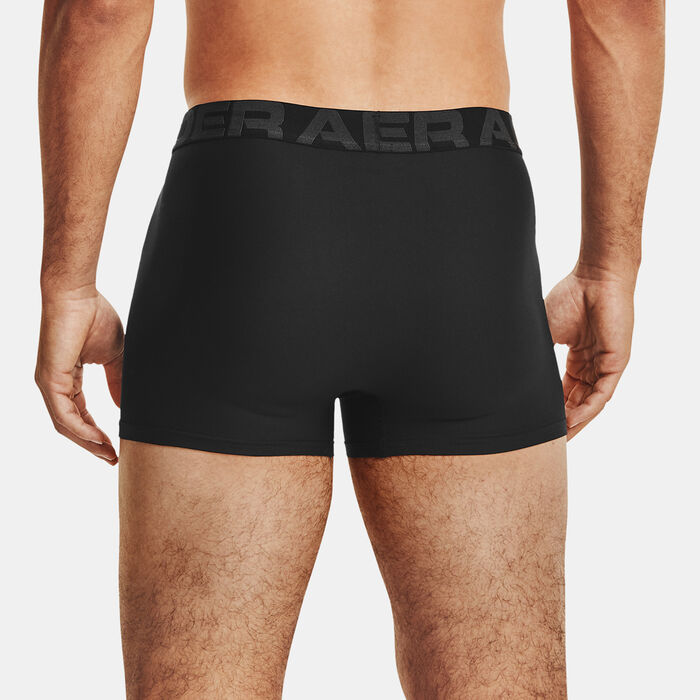 Under Armour Men's Tech™ 3-Inch Boxerjock® Boxers (2 Pack) Black image number 1