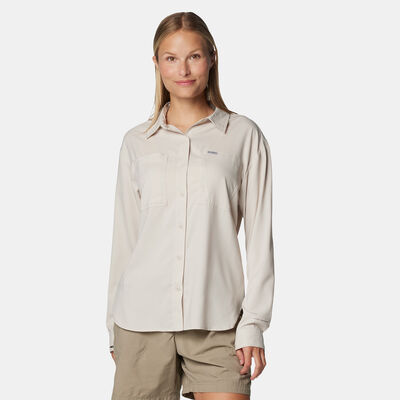 Columbia Women's Silver Ridge Utility Lite Shirt Beige