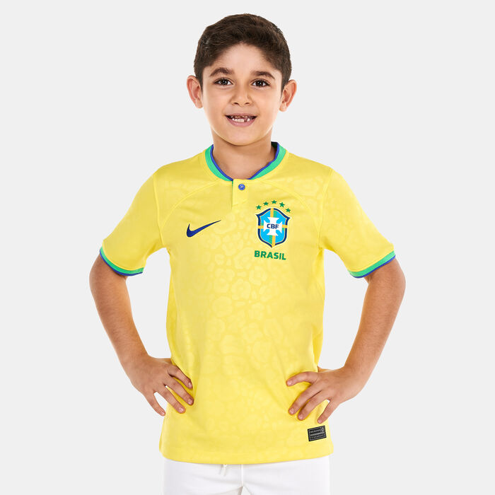 2022 Kids Nike Brazil Home Jersey - Soccer Master