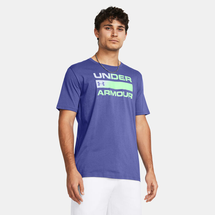 Under Armour Men's Team Issue Wordmark T-Shirt Purple Under Armour Men's Team Issue Wordmark T-Shirt Purple image number 0