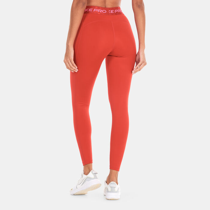Buy Nike Women's Pro Full-Length Graphic Training Leggings Red in KSA -SSS
