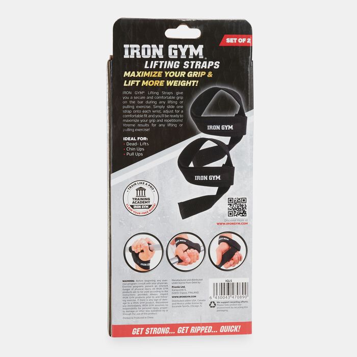 Iron Gym Lifting Straps With Comfort Pad Multi-Color Iron Gym Lifting Straps With Comfort Pad Multi-Color image number 1