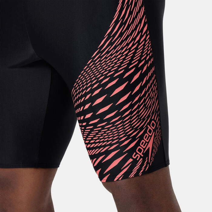 Speedo Men's Medley Logo Swimming Jammers Black image number 3