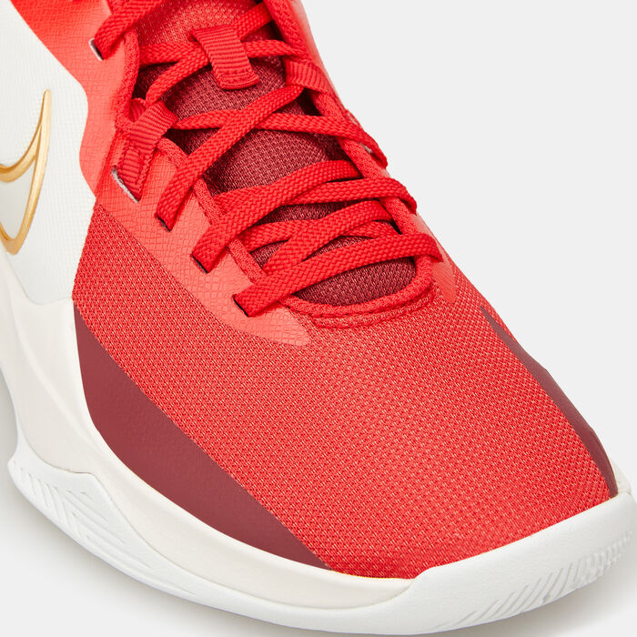 Nike Precision VI Basketball Shoe Maroon image number 5