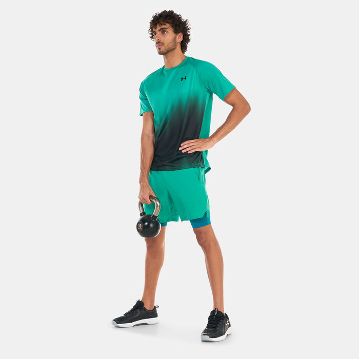 Under Armour Men's UA Vanish Woven 2-in-1 Shorts Green Under Armour Men's UA Vanish Woven 2-in-1 Shorts Green image number 2