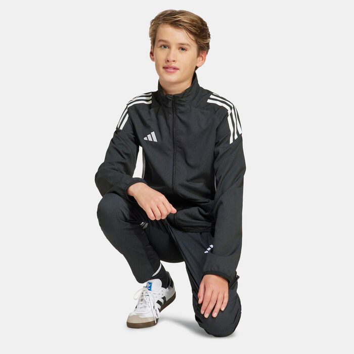 adidas Kids' Tiro 25 Competition Presentation Football Jacket Black image number 2