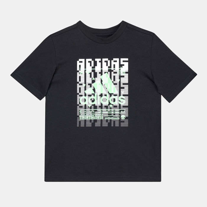adidas Kids' Gaming Graphic T-Shirt Black adidas Kids' Gaming Graphic T-Shirt Black image number 0