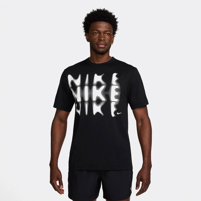 Nike Men's Hyverse Dri-FIT UV Training Top Black Nike Men's Hyverse Dri-FIT UV Training Top Black image number 0
