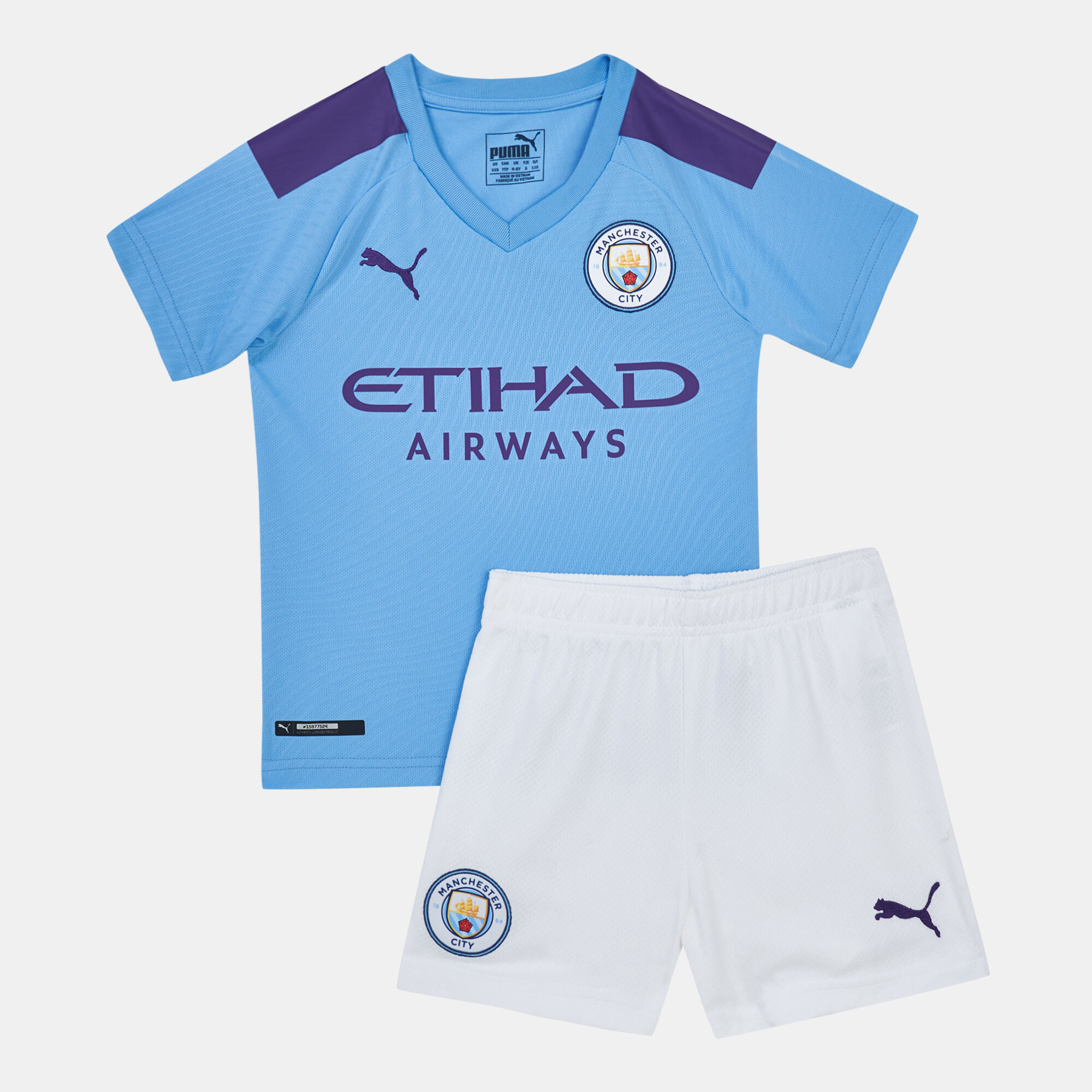Children's man city discount football kit