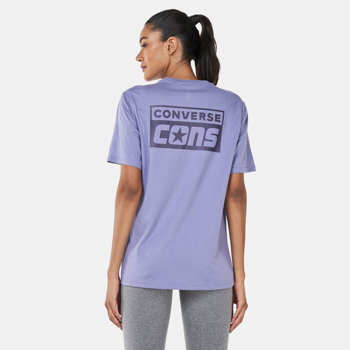 Converse Men's CONS Graphic T-Shirt Purple image number 1