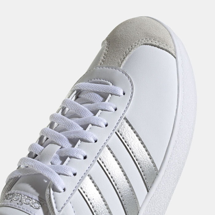 adidas Women's VL Court Base Shoes White adidas Women's VL Court Base Shoes White image number 4