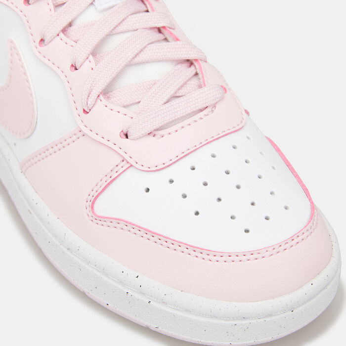 Nike Kids' Court Borough Low Recraft Shoes Pink Nike Kids' Court Borough Low Recraft Shoes Pink image number 4