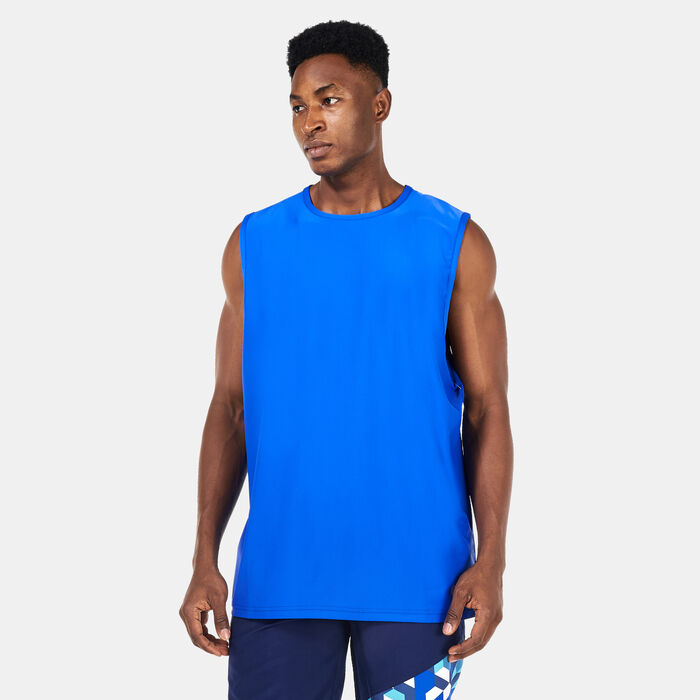 COEGA Men's Sleeveless Rashguard Blue COEGA Men's Sleeveless Rashguard Blue image number 0
