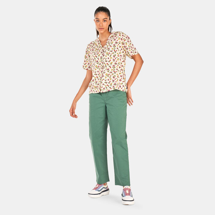 Vans Women's Wyld Printed Shirt Beige Vans Women's Wyld Printed Shirt Beige image number 2