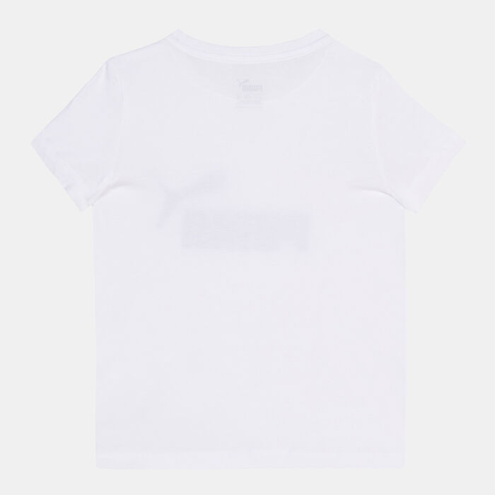 PUMA Kids' ESS Logo T-Shirt White PUMA Kids' ESS Logo T-Shirt White image number 1