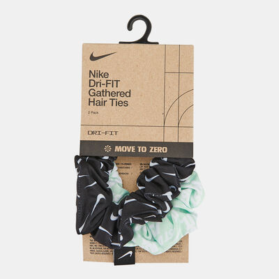 Nike Women's 2.0 Gathered Hair Ties (2 Pieces) Grey Nike Women's 2.0 Gathered Hair Ties (2 Pieces) Grey