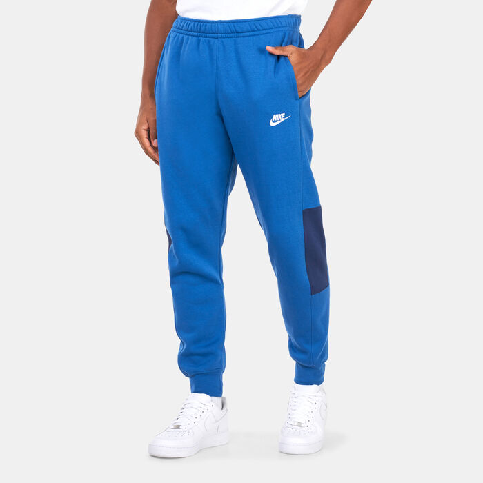 Nike Men's Sportswear Essentials Fleece Tracksuit Blue image number 2