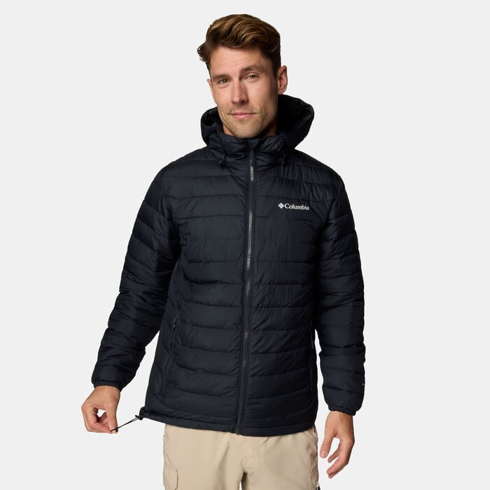 Columbia Men's Powder Lite II Full-Zip Hiking Hoodie Black Columbia Men's Powder Lite II Full-Zip Hiking Hoodie Black image number 4