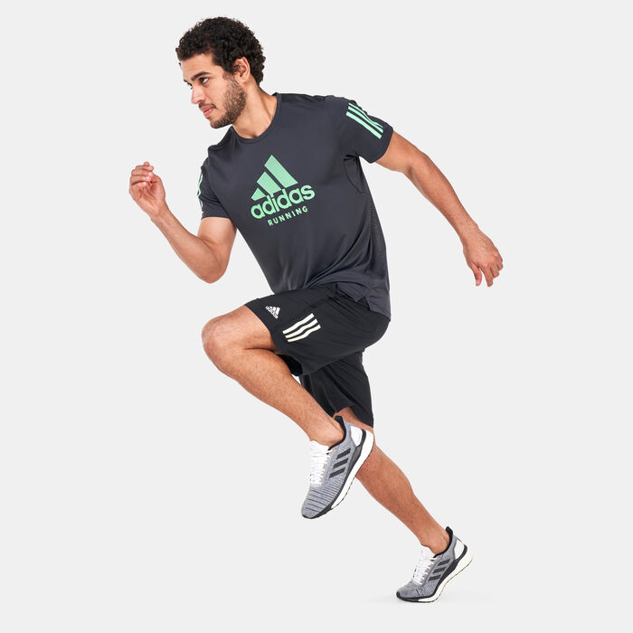 adidas Men's Own The Run AEROREADY Graphics Running T-Shirt Black adidas Men's Own The Run AEROREADY Graphics Running T-Shirt Black image number 2