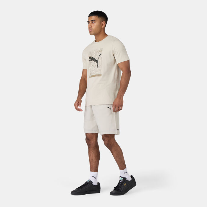 PUMA Men's RAD/CAL Woven Shorts Beige PUMA Men's RAD/CAL Woven Shorts Beige image number 2