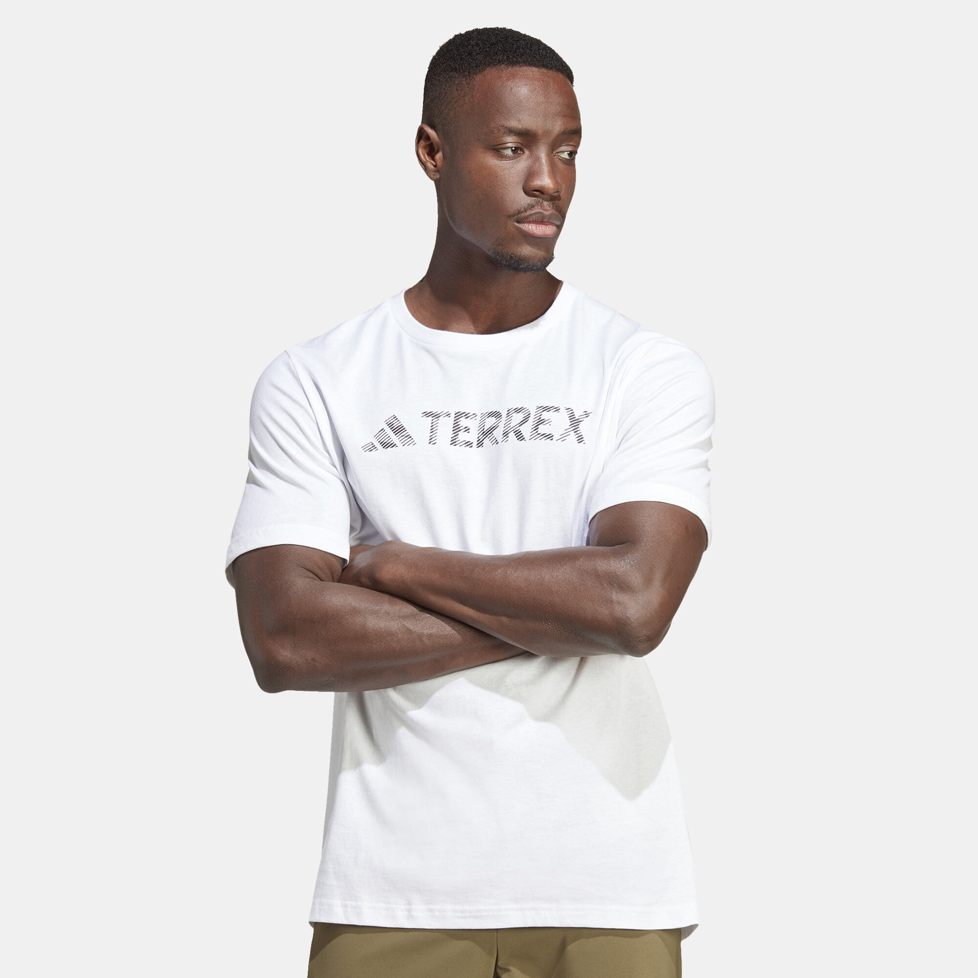 Men s Terrex Classic Logo T Shirt White adidas in KSA SSS