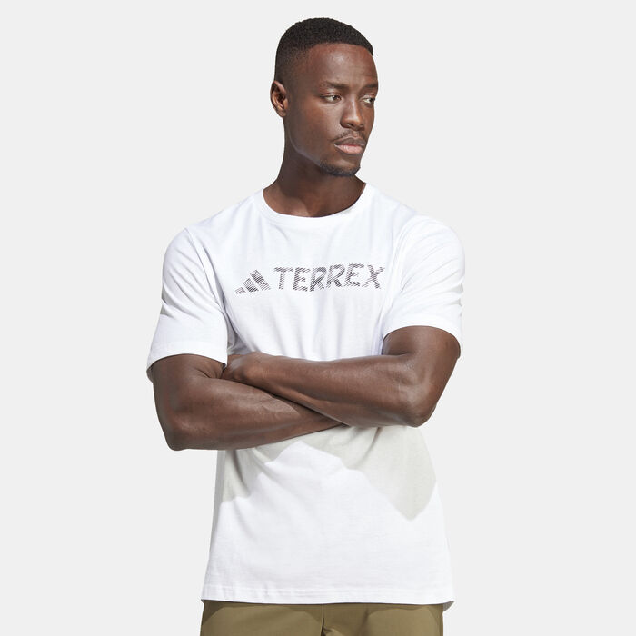 adidas Men's Terrex Classic Logo T-Shirt White image number 0