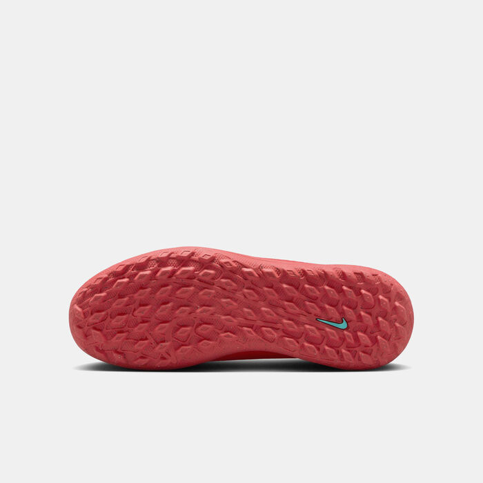 Nike Kids' Mercurial Vapor 16 Club Turf Ground Football Shoes Red image number 3