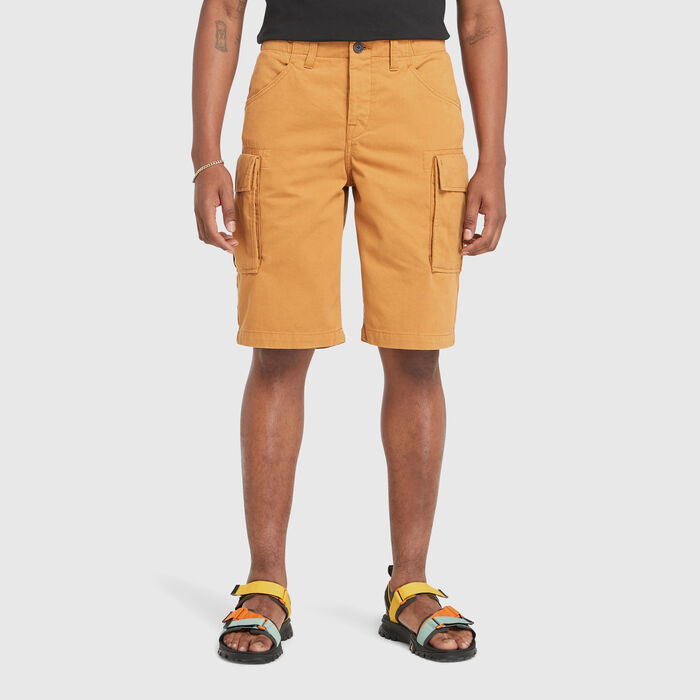 Timberland Men's Twill Cargo Shorts Brown image number 0