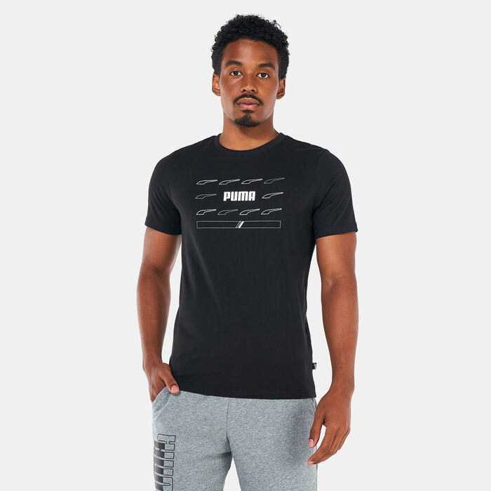 PUMA Men's RAD/CAL Graphic T-Shirt Black PUMA Men's RAD/CAL Graphic T-Shirt Black image number 0
