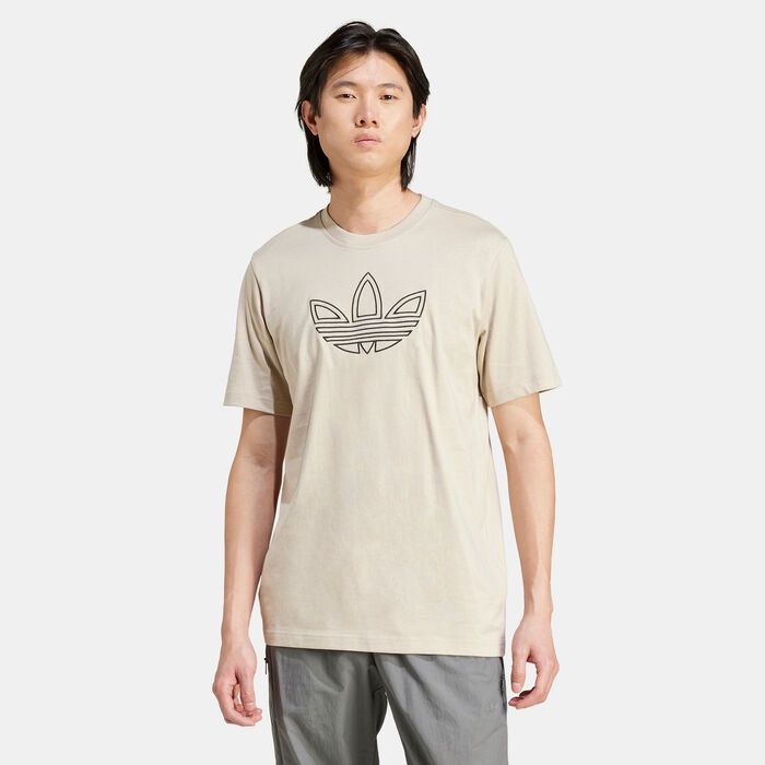 adidas Originals Men's Trefoil T-Shirt Beige adidas Originals Men's Trefoil T-Shirt Beige image number 0