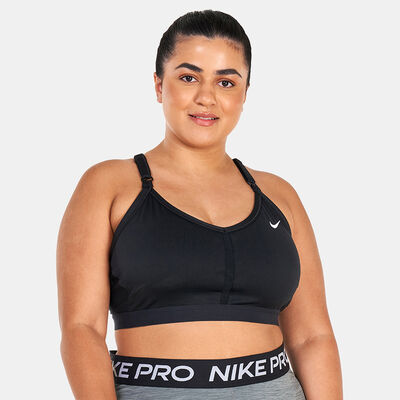 Nike Women's Dri-FIT Indy Light-Support Padded Sports Bra (Plus Size) Black