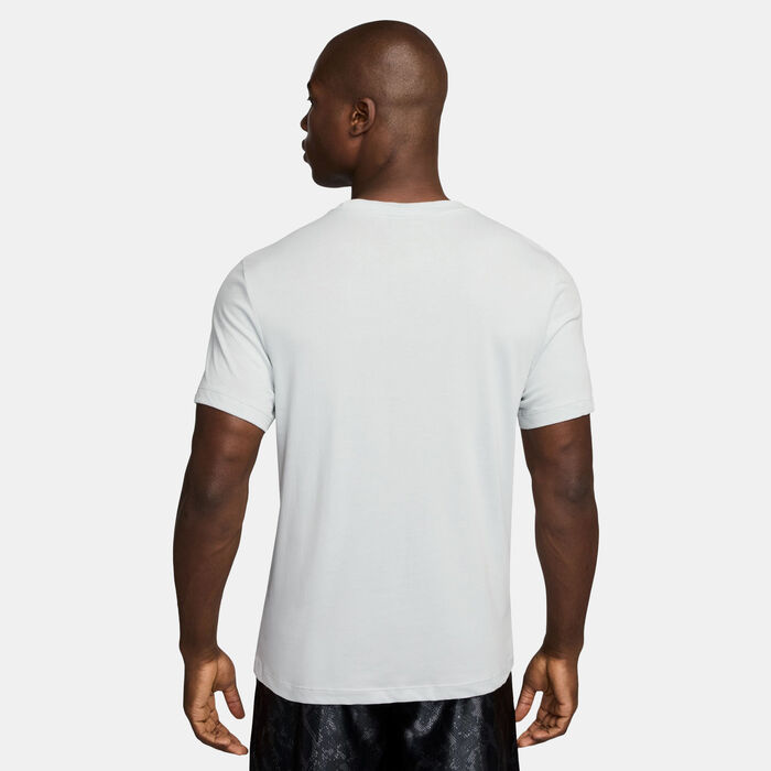 Nike Men's Dri-FIT Basketball T-Shirt White image number 1