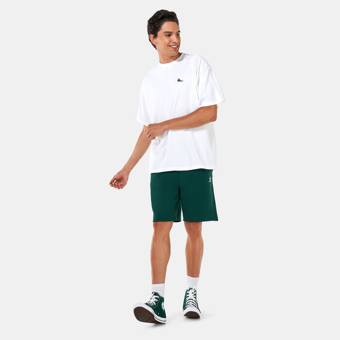 Converse Embroidered Chevron Shorts Green Converse Embroidered Chevron Shorts Green image number 2