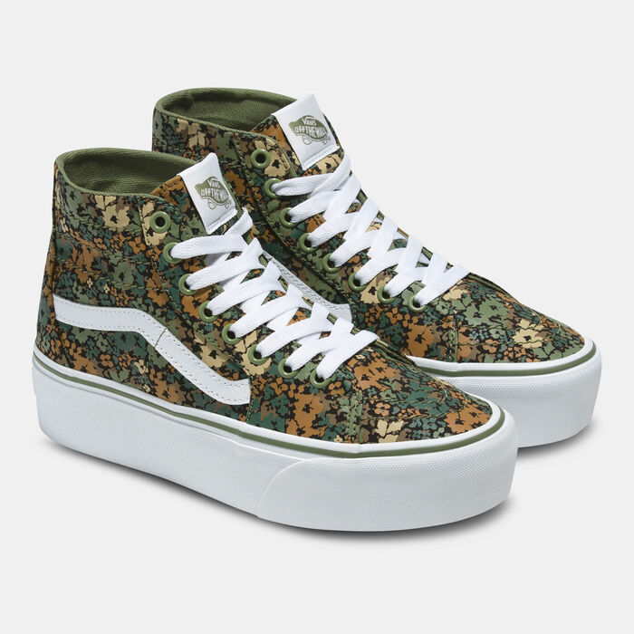 Vans Women's Sk8-Hi Tapered Stackform Shoes Green image number 1