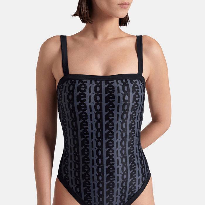 Arena Women's Monogram One-Piece Swimsuit Black image number 3