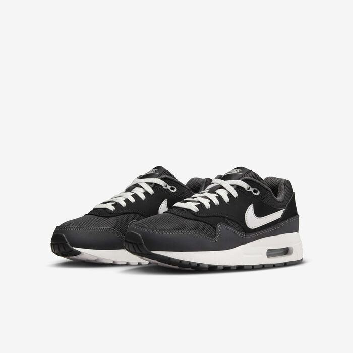 Nike Kids' Air Max 1 Shoes (Older Kids) Black image number 4